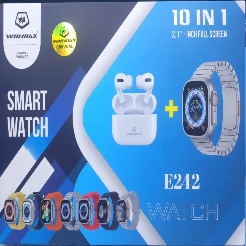 Smartwatch 49mm 2025 | 2.01" Display + Bluetooth Callsالساعة الذكية 49 مم 2025 | شاشة 2.01 بوصة + مكالمات بلوتوث