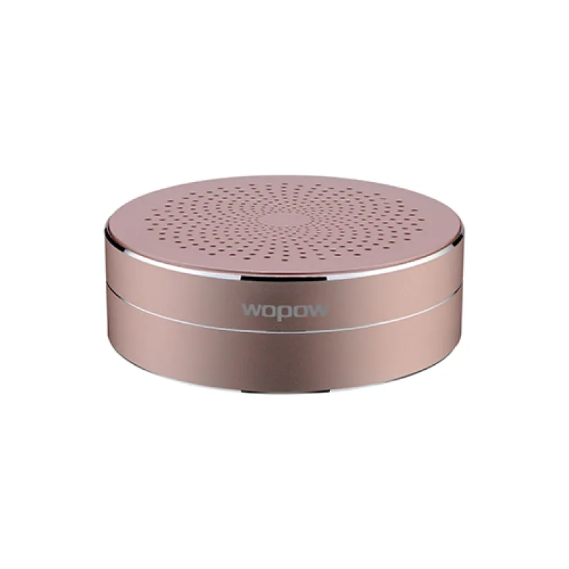 "WO00088 Portable Pink Bluetooth Speaker – Waterproof, Long Battery""سماعة بلوتوث وردي محمولة مقاومة للماء – صوت قوي وبطارية طويلة"