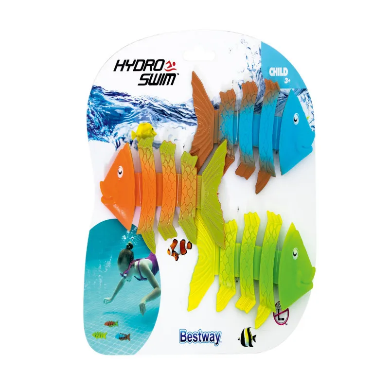 Bestway – Twisty Fish Dive Toy for Kids | Safe & Fun Pool Gameبست واي – لعبة سمك يلتوي لتعليم الغطس للأطفال | آمنة وممتعة في المسبح