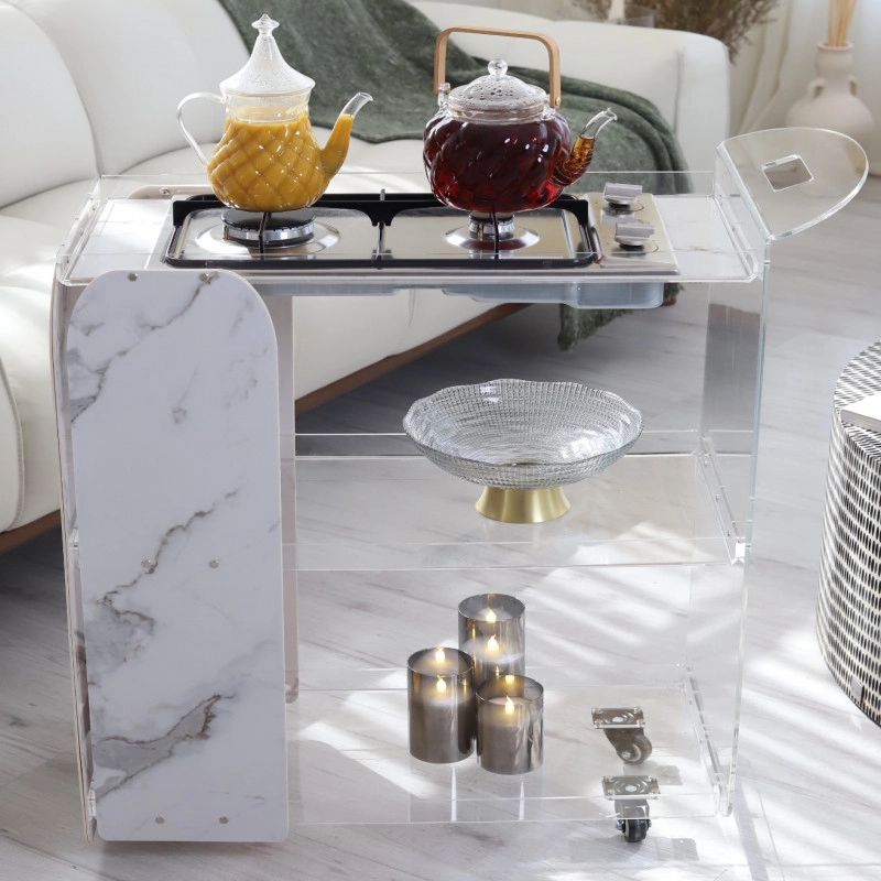 White Marble Alternative for Elegant Eventsعربية ضيافة بتسخين غاز OL1 – بديل رخام أبيض لجعل مناسباتك أكثر فخامة