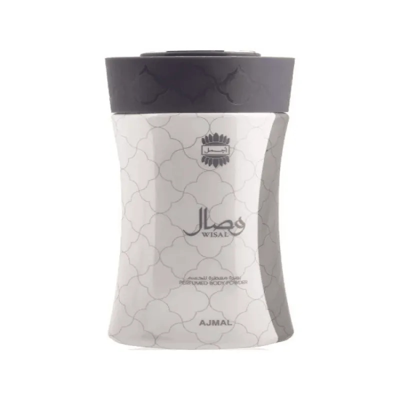 Ajmal Wisaal Perfumed Body Powder for men and women 80gAjmal – بودرة وصال للجسم معطرة للجنسين 80 جم