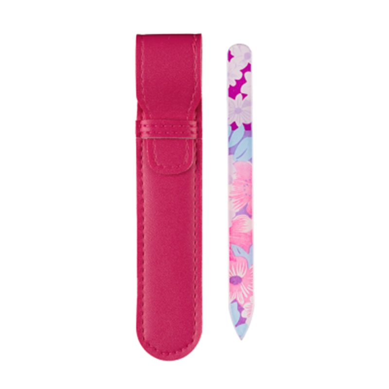 Queen Li Li – Luxury Glass Nail File & Buffer for Professional Nail Careكوين لي لي – مبرد وملمع أظافر زجاجي فاخر للعناية بالأظافر