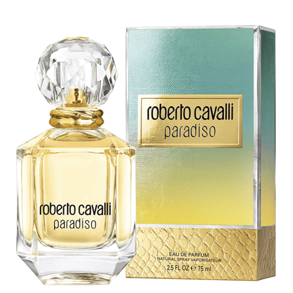 Elegant Roberto Cavalli Paradiso perfume bottleزجاجة عطر باراديسو من روبرتو كافالي للنساء