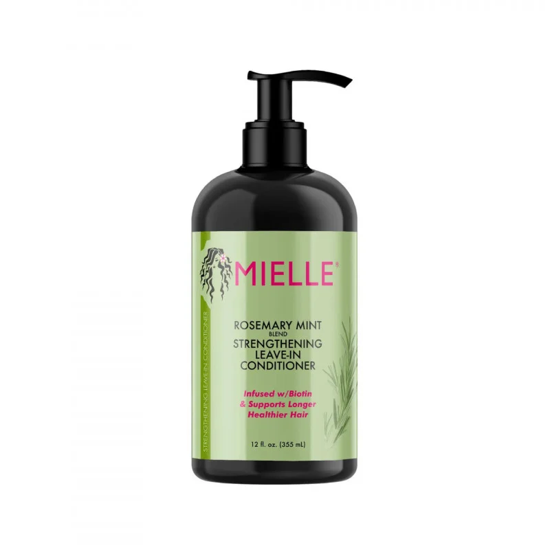 Mielle – Rosemary Mint Strengthening Leave-In Conditioner 355mlميلي – بلسم إكليل الجبل والنعناع لتقوية الشعر 355 مل