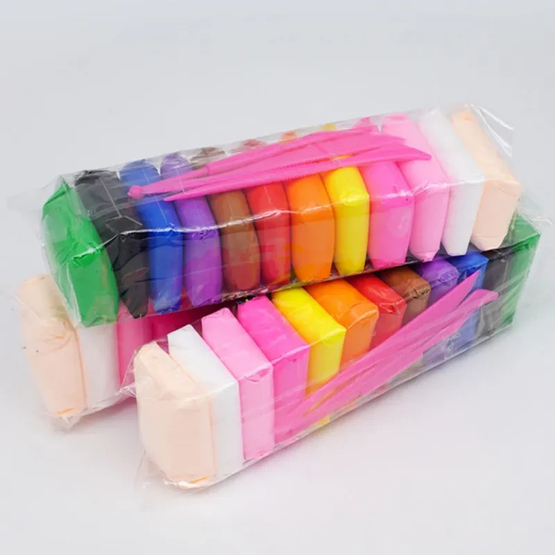 Lightweight modeling clay for kids in 12 vibrant colorsطين خفيف الوزن للأطفال بعدة ألوان – 12 قطعة