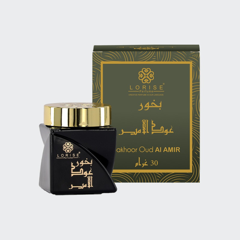 Loris Bakhoor Oud Al Ameer 30g – Premium Oud & Musk Incenseبخور لوريس عود الأمير 30 جرام – بخور فاخر ممزوج بالعود والمسك